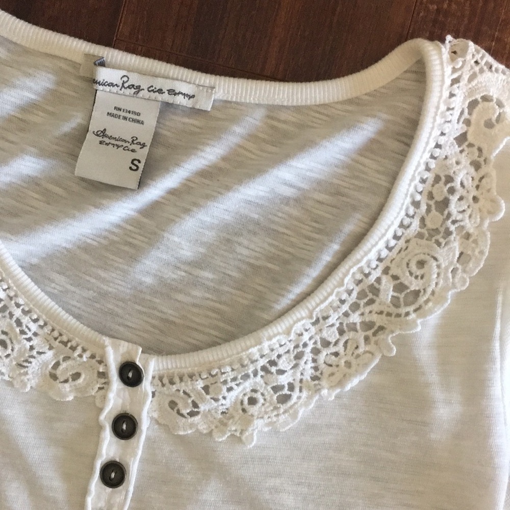 Small American Rag Button Top - Picture 2 of 4